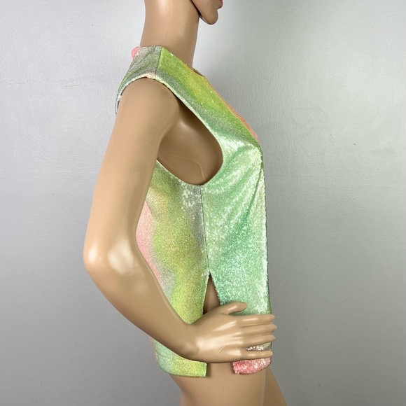 NEW STINE GOYA SLEEVELESS SEQUIN TOP - Picture 5 of 9